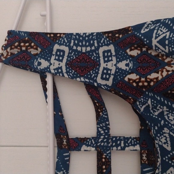 Aztec Teal Dress XL (But fits more a large) NEW - Picture 2 of 9